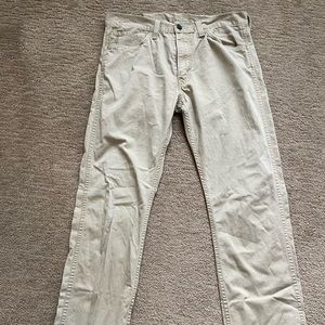 Mens Khaki Levi’s Pants